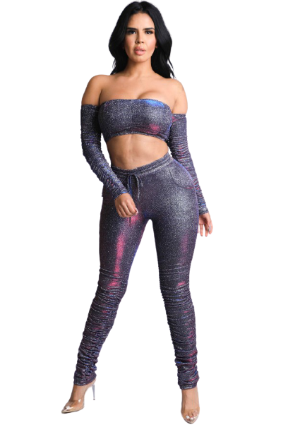 Glitz N Glitter Two Piece Set Body By Lachelle 