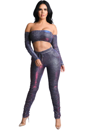 Glitz N Glitter Two Piece Set Body By Lachelle 