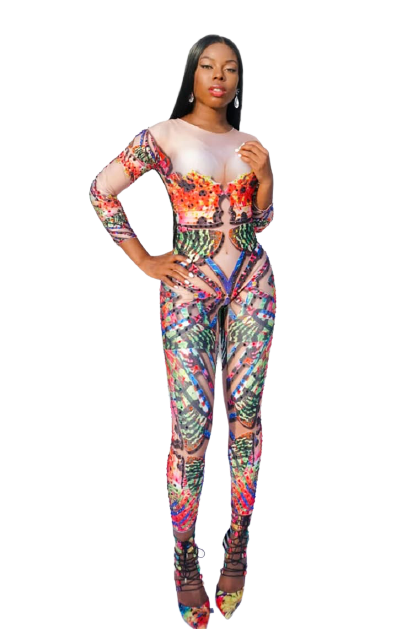 Pretty Jungle Bodysuit Lachelle Music 