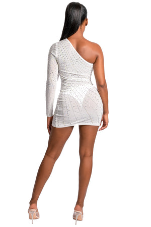 Night Lights Dress (White)